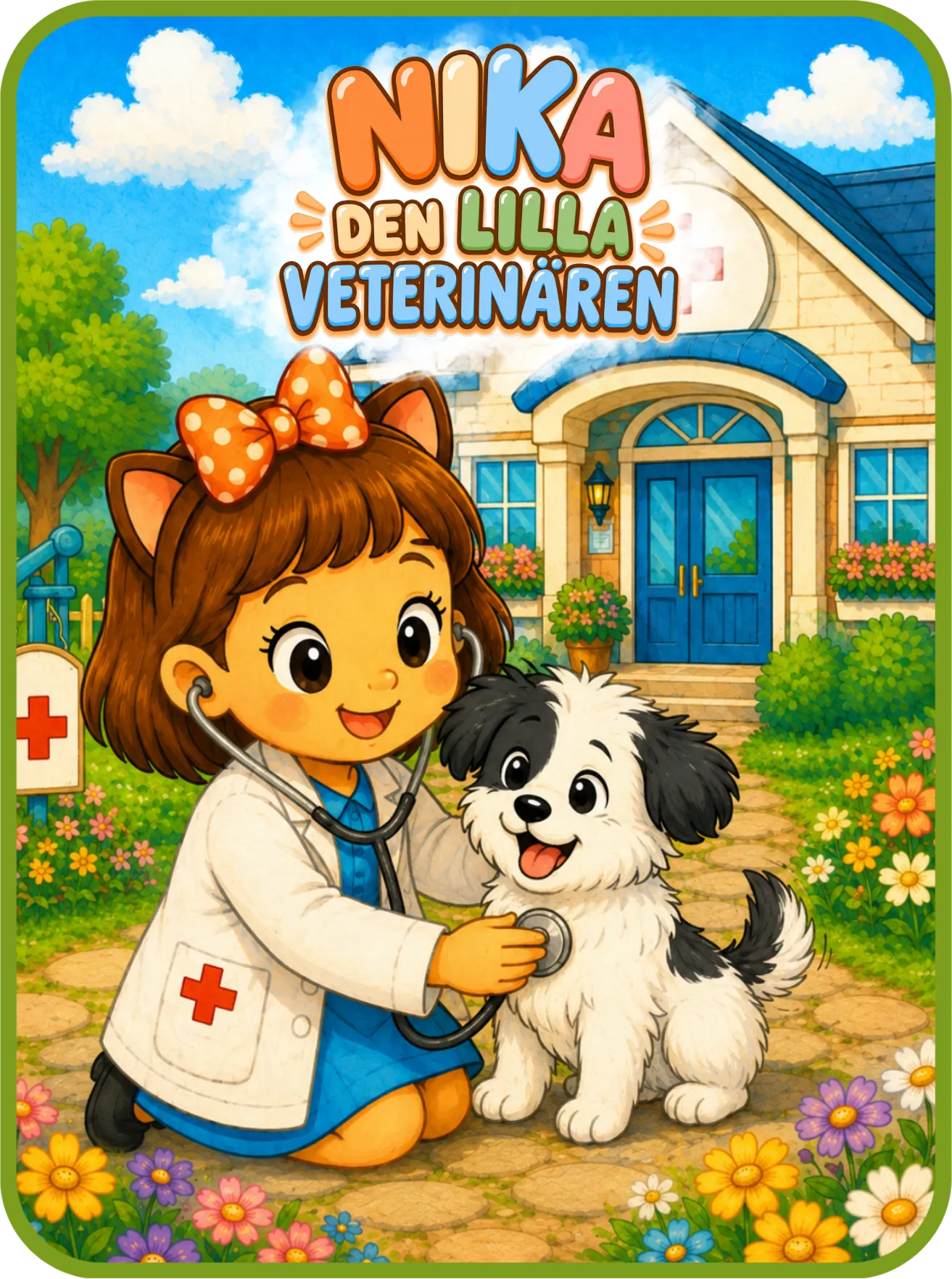 Nika och hunden Coco