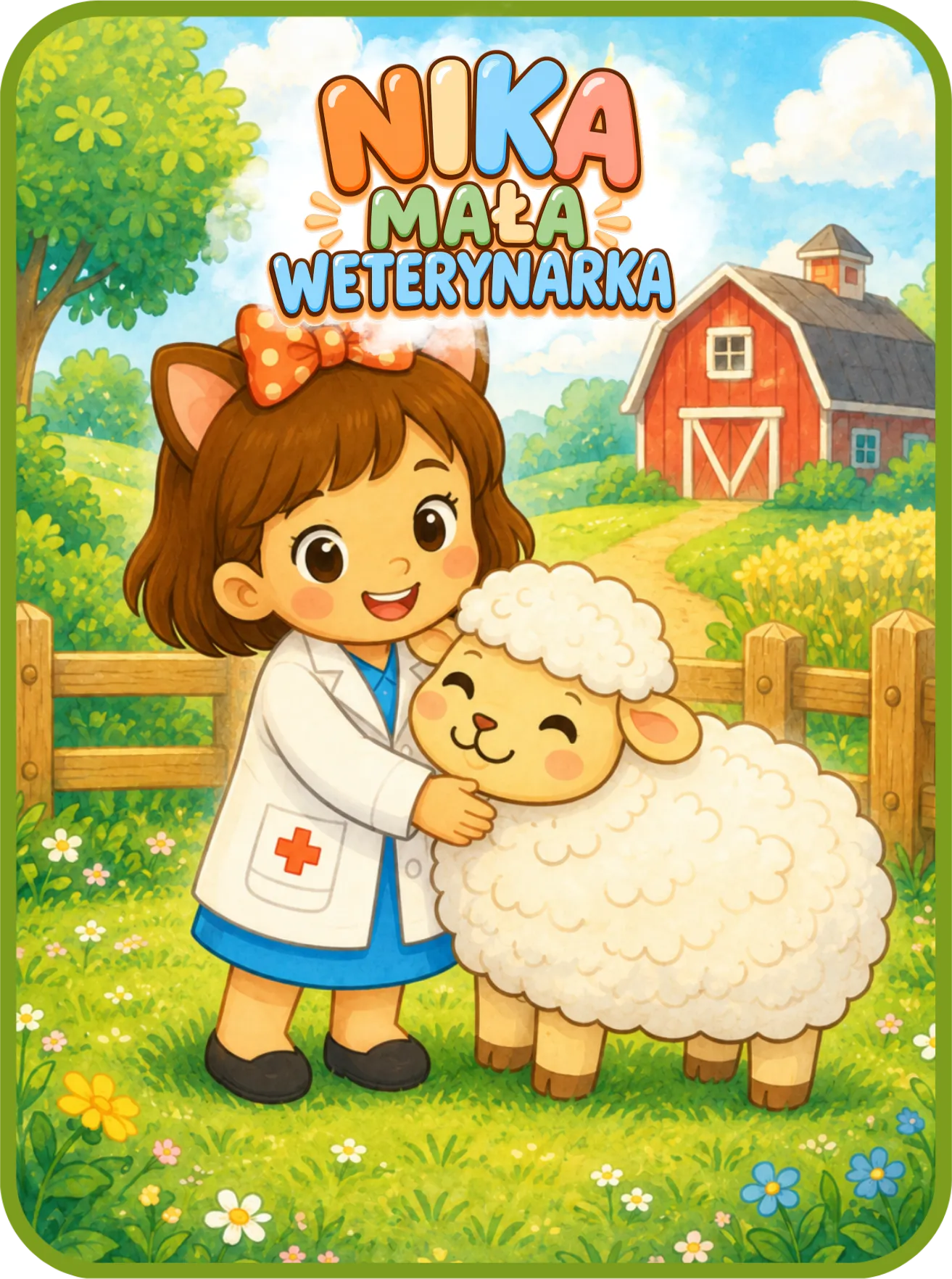 Nika i owca Bella